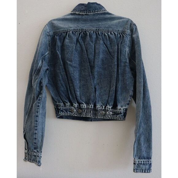 SER.O.YA SR02-3786 Women's Sz XS Sharon Blue Cleo Denim Jacket - Picture 5 of 9